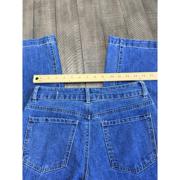 Rachel Zoe Women’s Wide Leg Jeans Size 4 Blue High Rise Denim Straight Leg - Picture 6 of 7